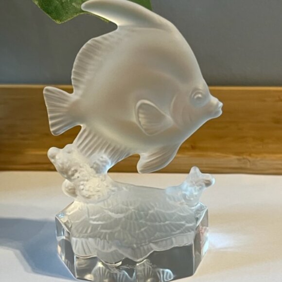 Nachtmann Crystal goldfish creation fish figurine paperweight tropical decor vtg - Picture 2 of 5